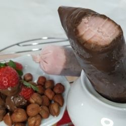 sacole premium gourmet morango com nutella